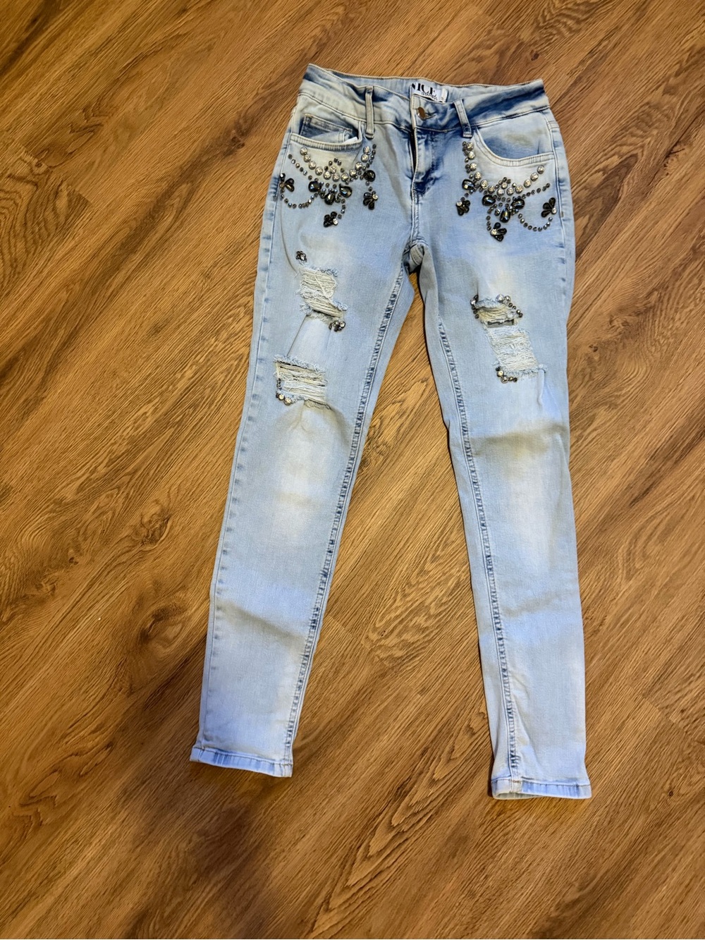 Nice Istanbul Jeans with Bead & Sequin Embellishment size 36/S  (0271)